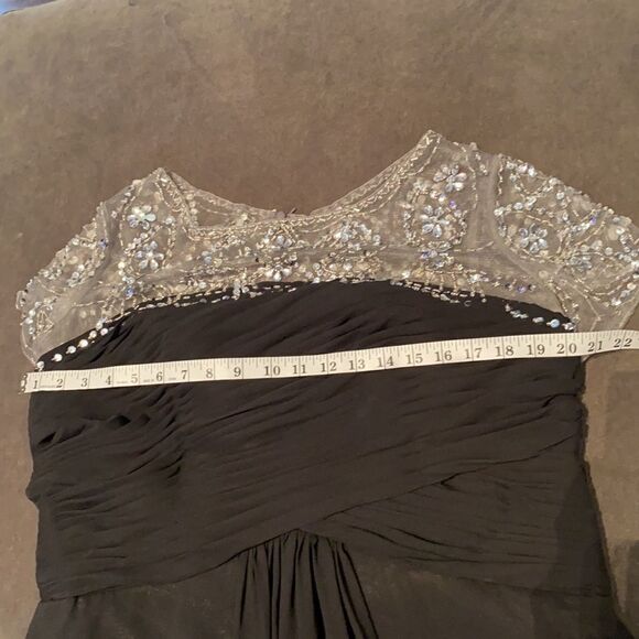 Women’s Black Long Chiffon Dress XL *READ DESCRIPTION** - Picture 8 of 10